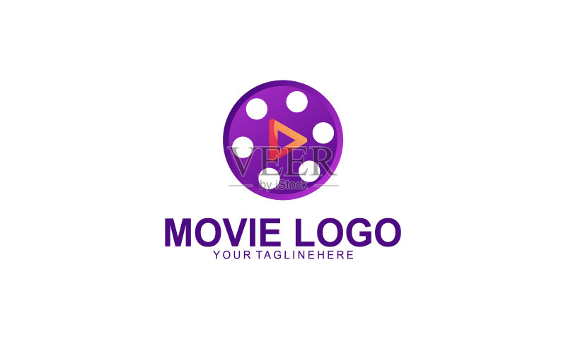 电影院logo设计模板图标素材