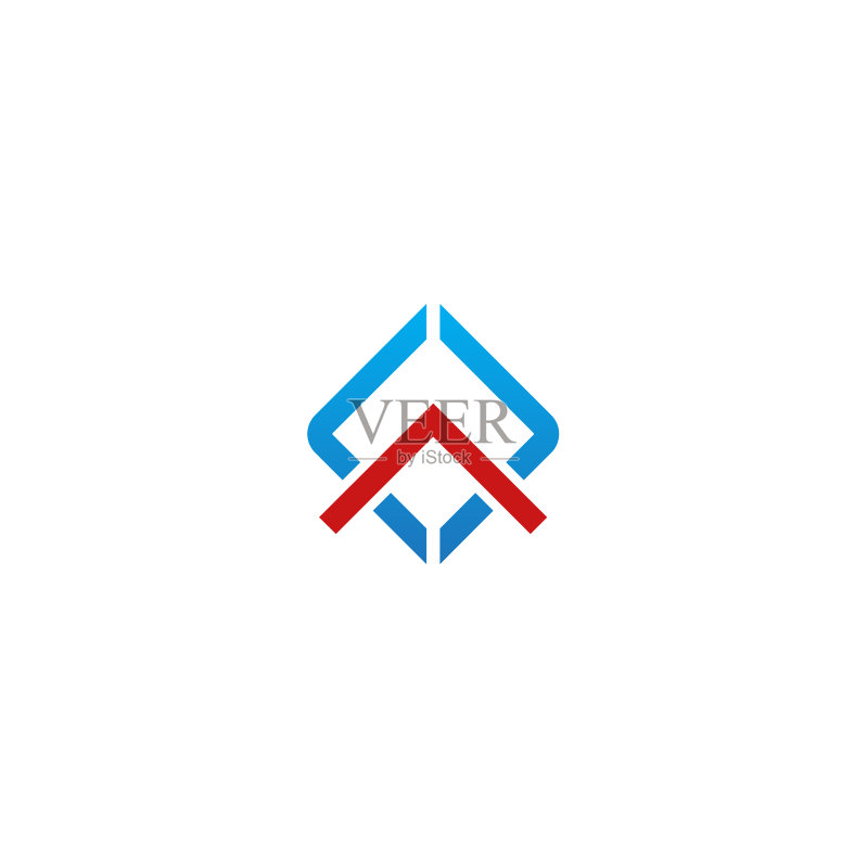 方形线条公司logo图标素材
