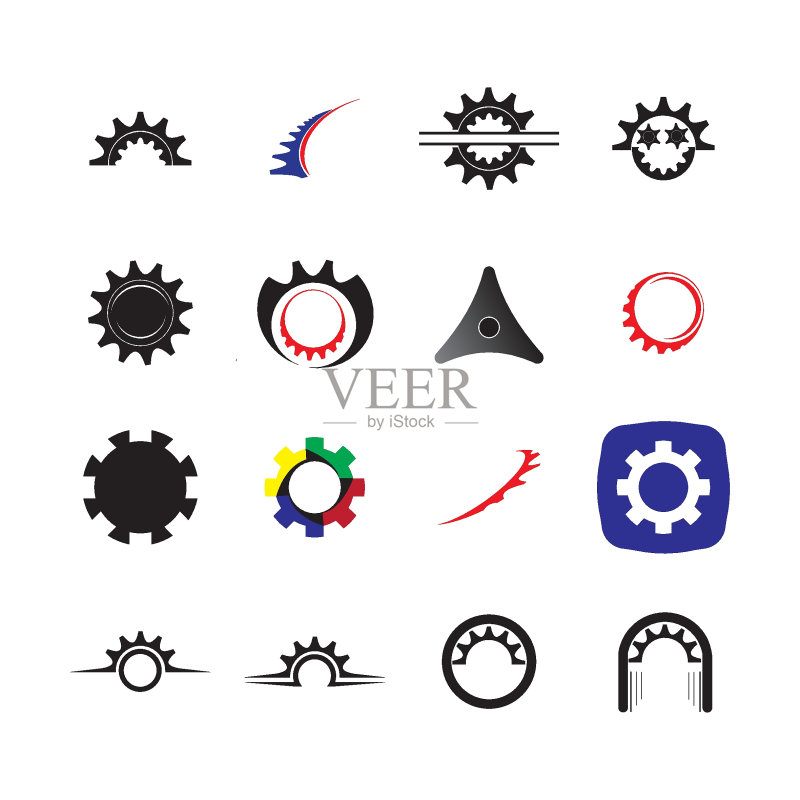 齿轮Logo图标素材