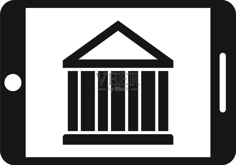 网上银行简单在线支付图标图标素材