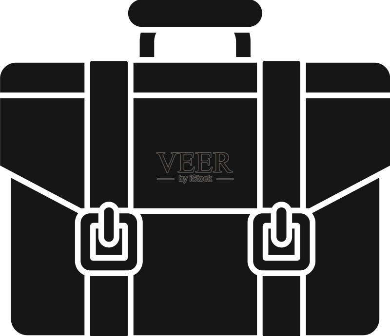 简约工作包公文包图标图标素材