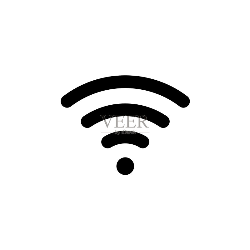 无线网络信号图标标志模板图标素材