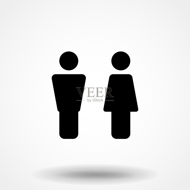 男女厕所标志图标素材