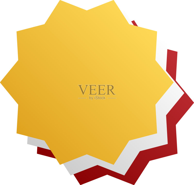 金银铜牌匾banner和印章图标素材