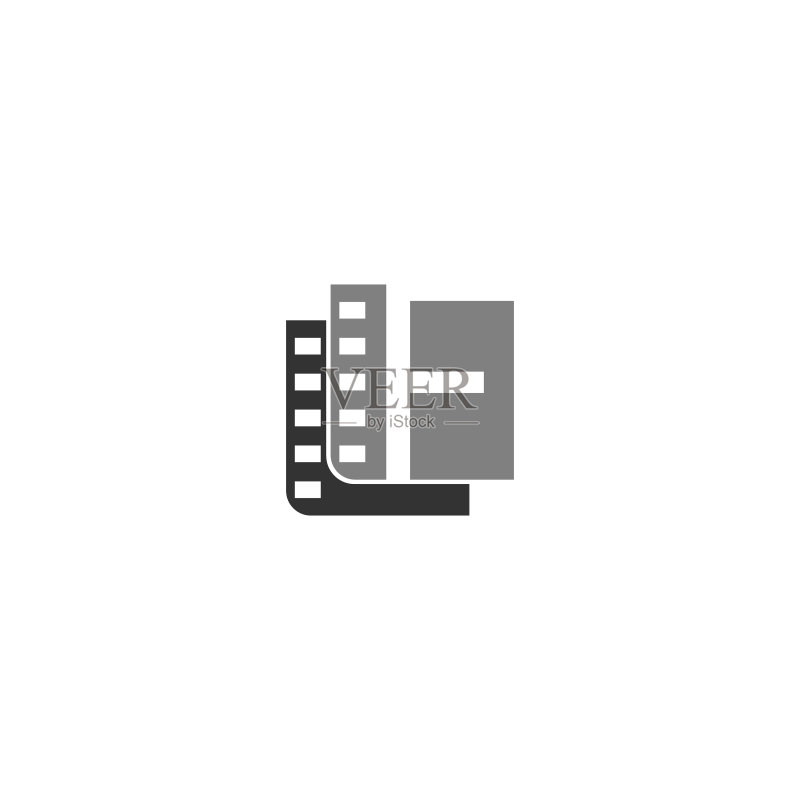 胶片模板中的字母F图标图标素材