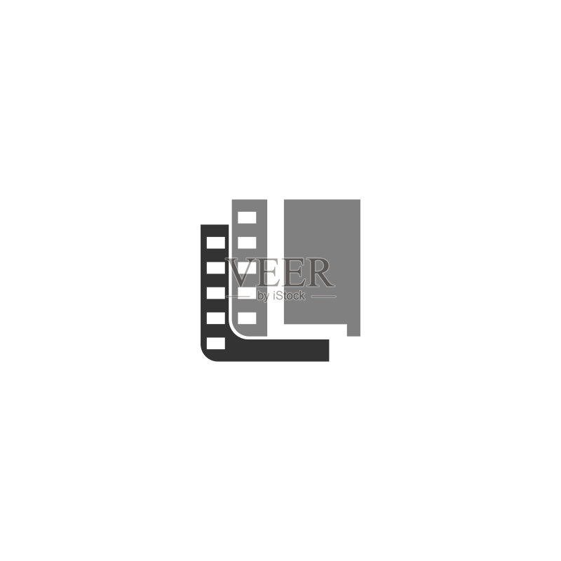 胶片模板中的字母L图标图标素材