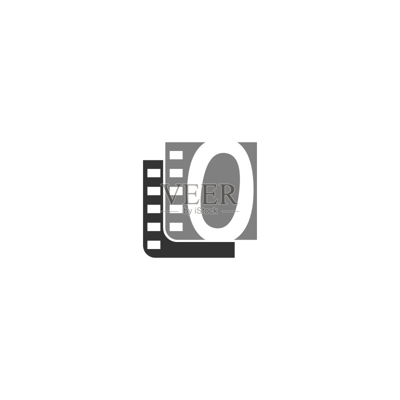 胶片模板中的数字0图标图标素材