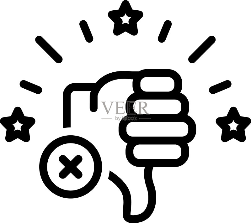 不喜欢图标素材