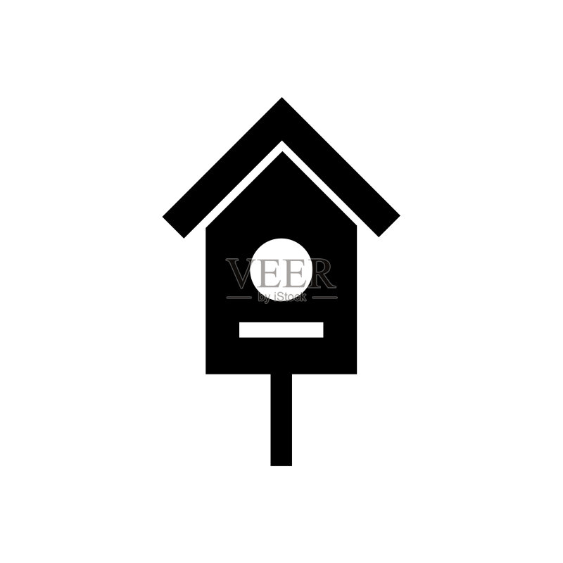 鸟类花园房屋图标图标素材
