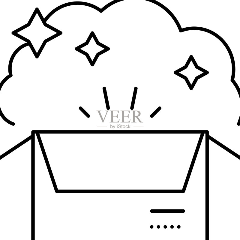 怀旧物品线性图标图标素材