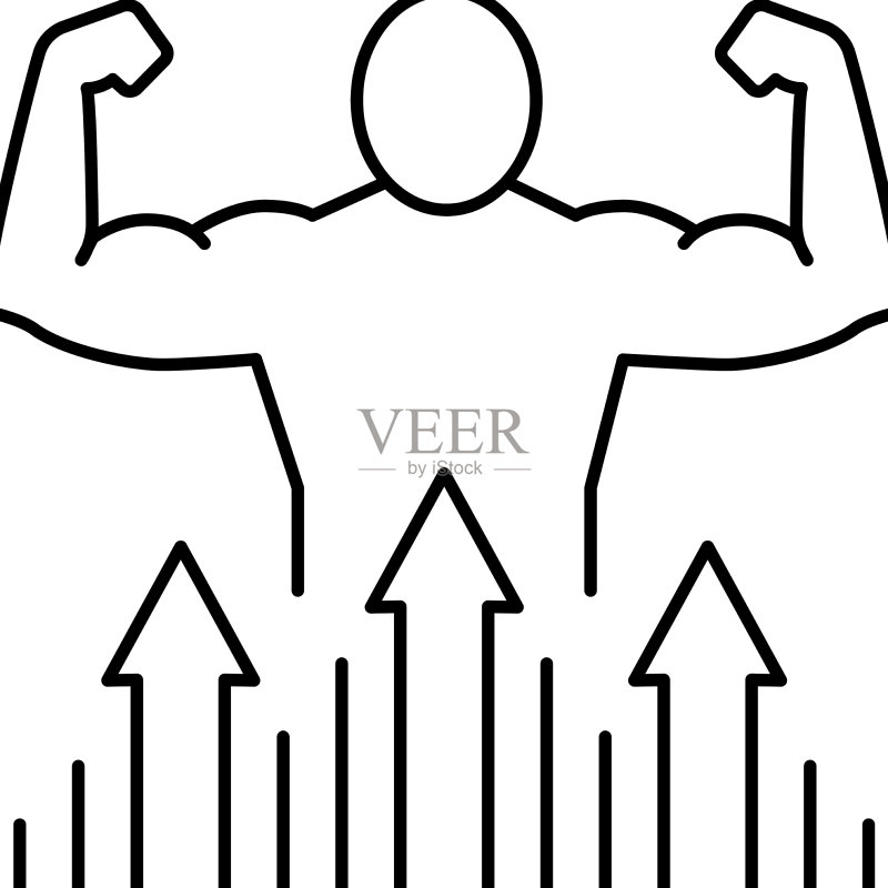 能量人士价值线图标图标素材