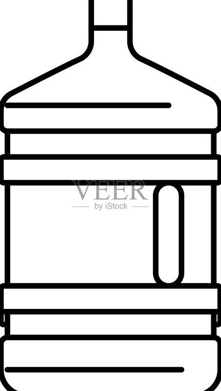 加仑水线图标图标素材