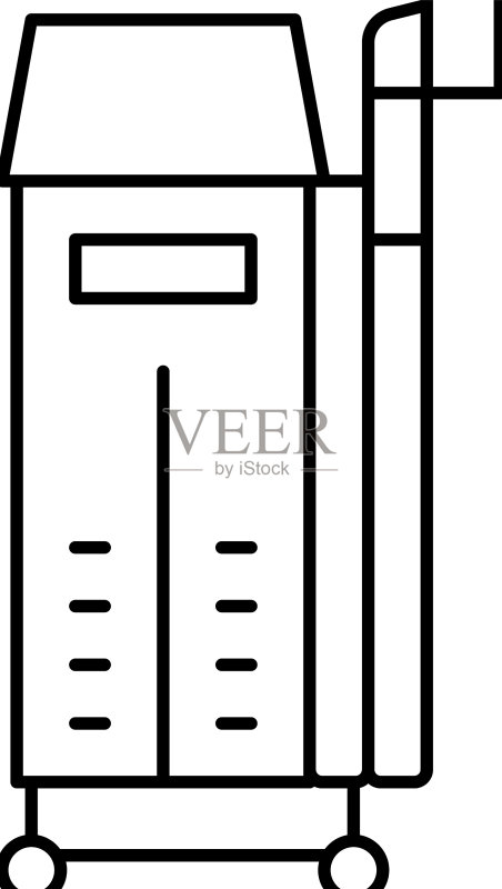 激光脱毛线条图标图标素材