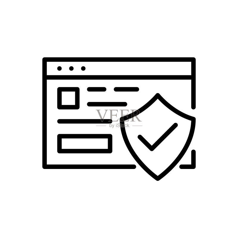 安全网站图标,像素完美可编辑图标素材