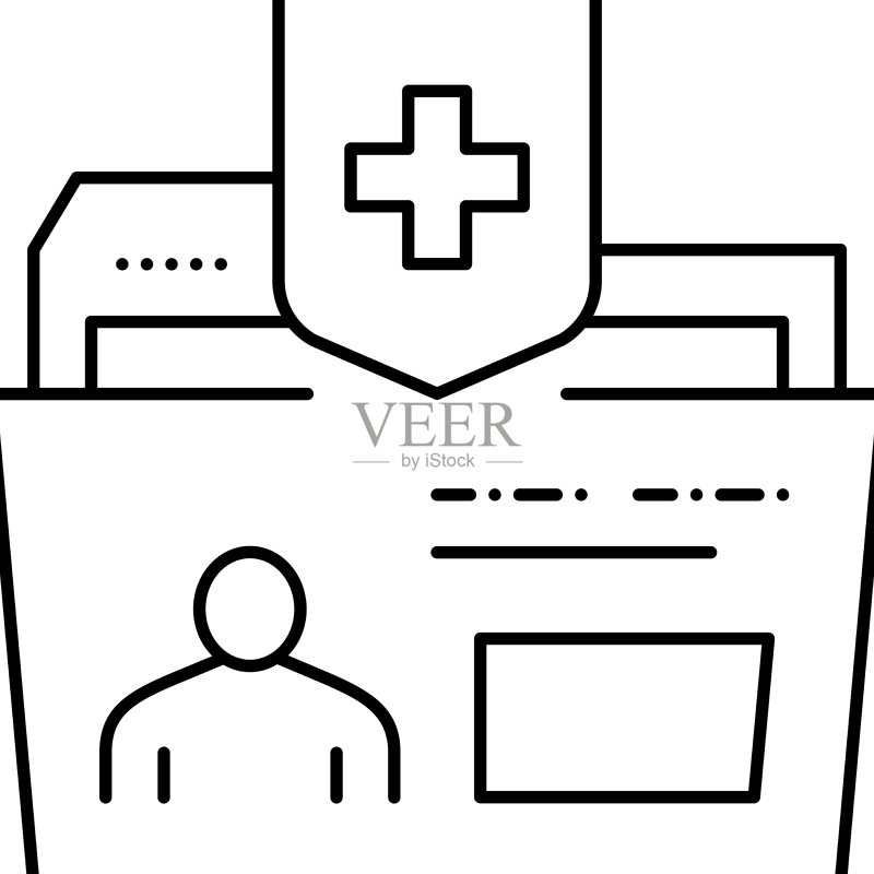 维护健康线性图标图标素材