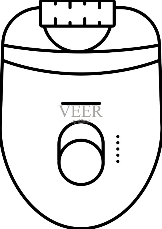 脱毛器设备线条图标图标素材