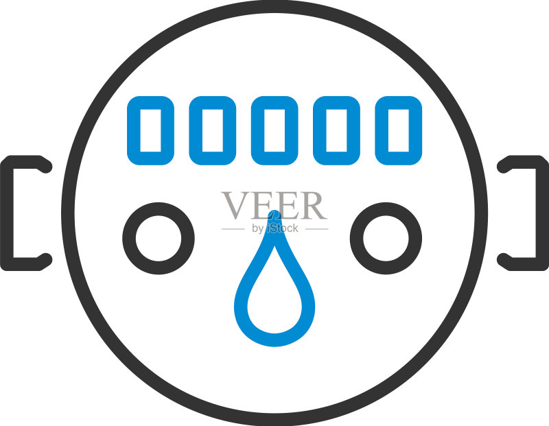 水表图标图标素材