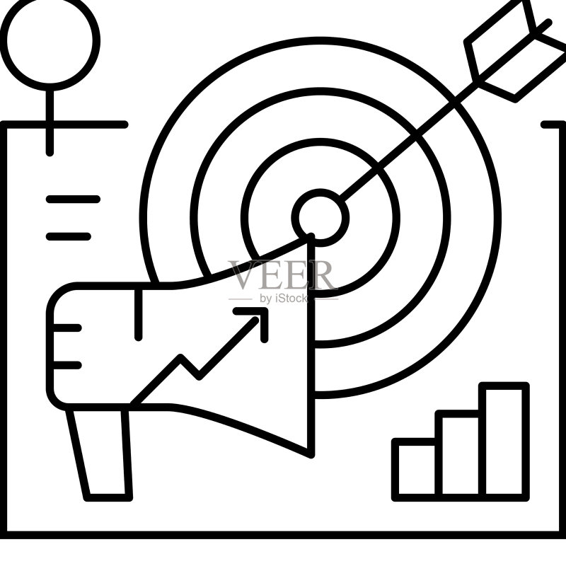 学校纪律营销线条图标图标素材