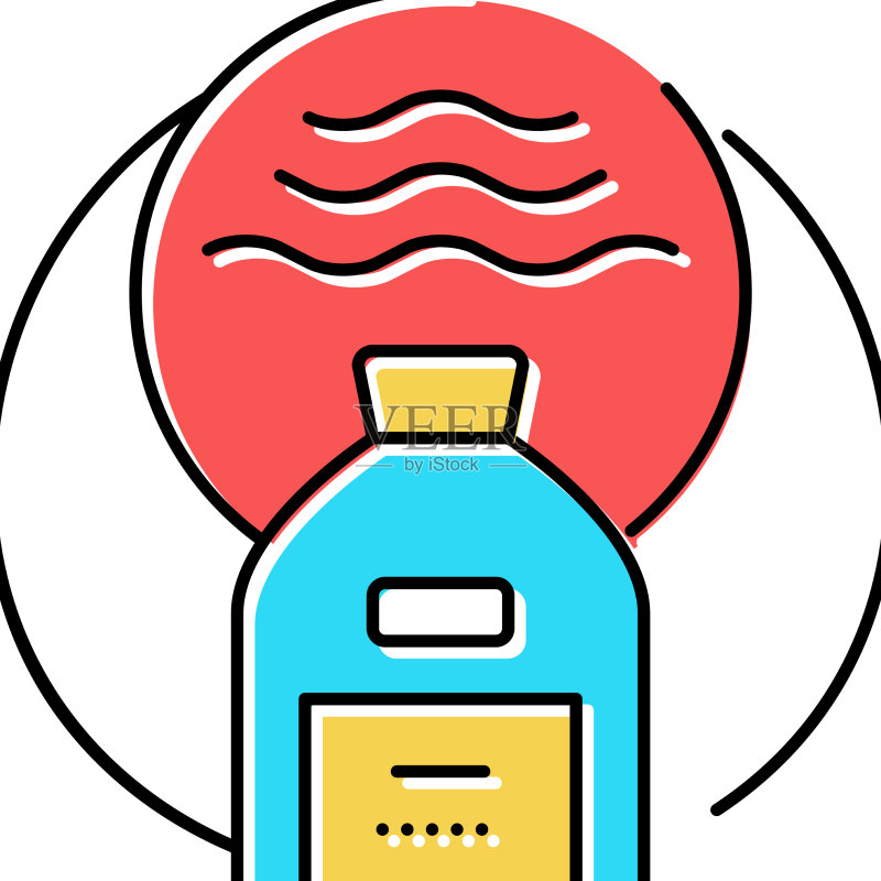 有机溶剂彩色图标图标素材