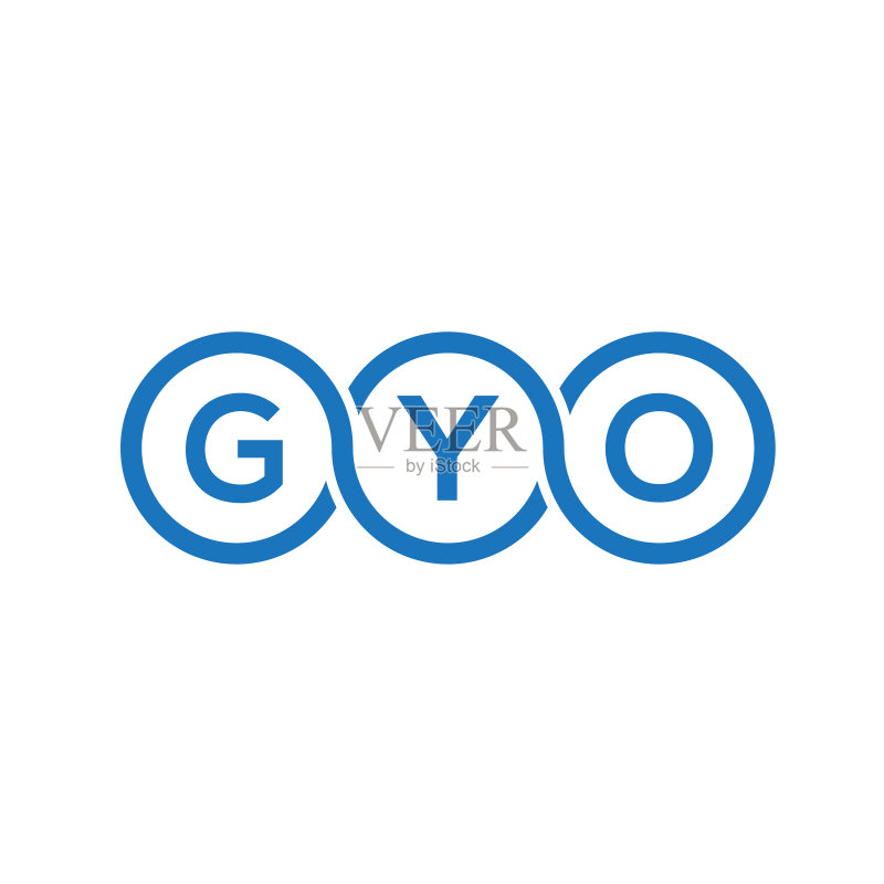 GYO字母标志设计(白色背景)图标素材