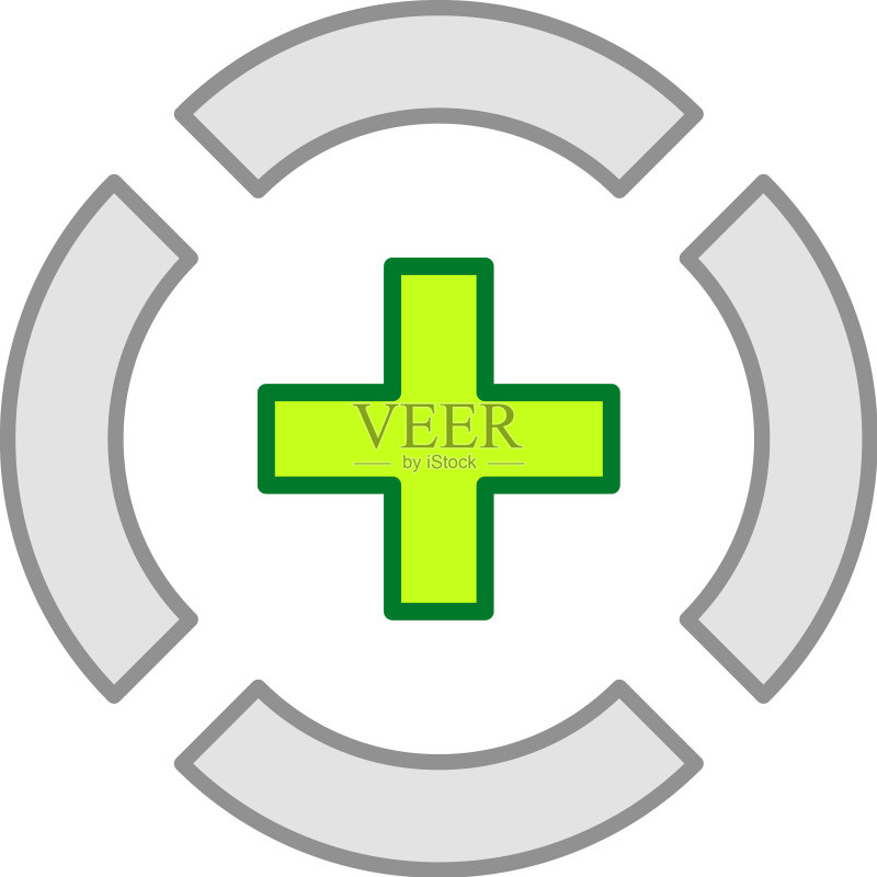 目标标记十字线和取景器图标图标素材