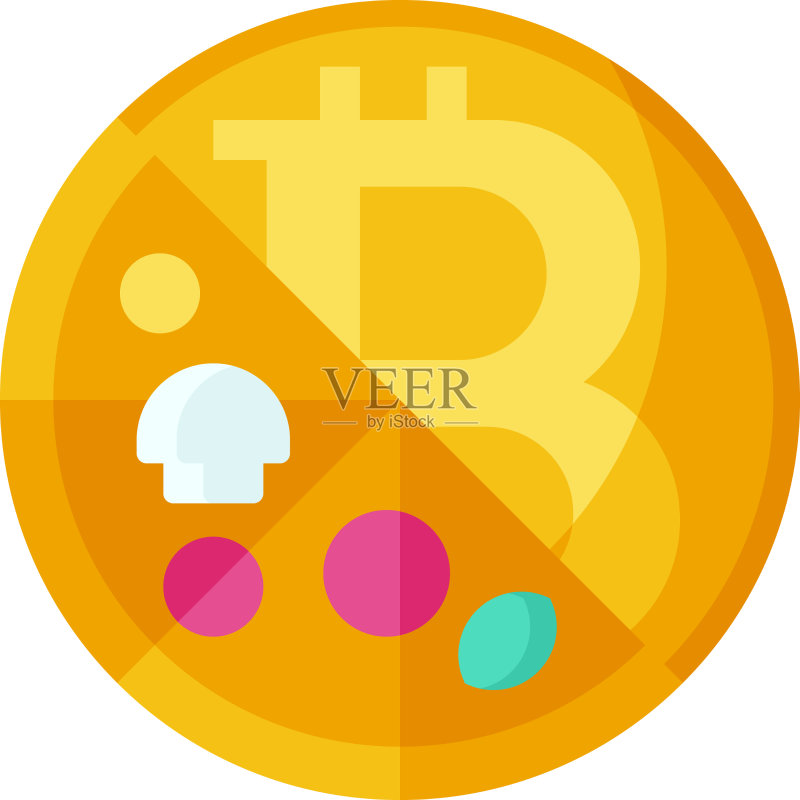披萨比特币图标相关图标素材