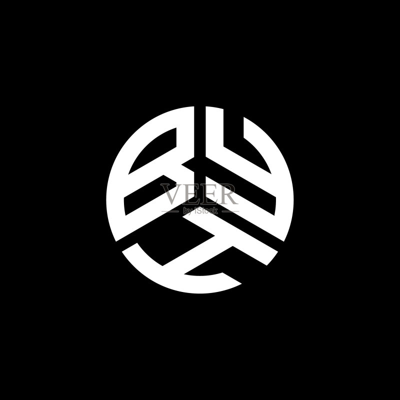 BYH字母Logo设计图标素材