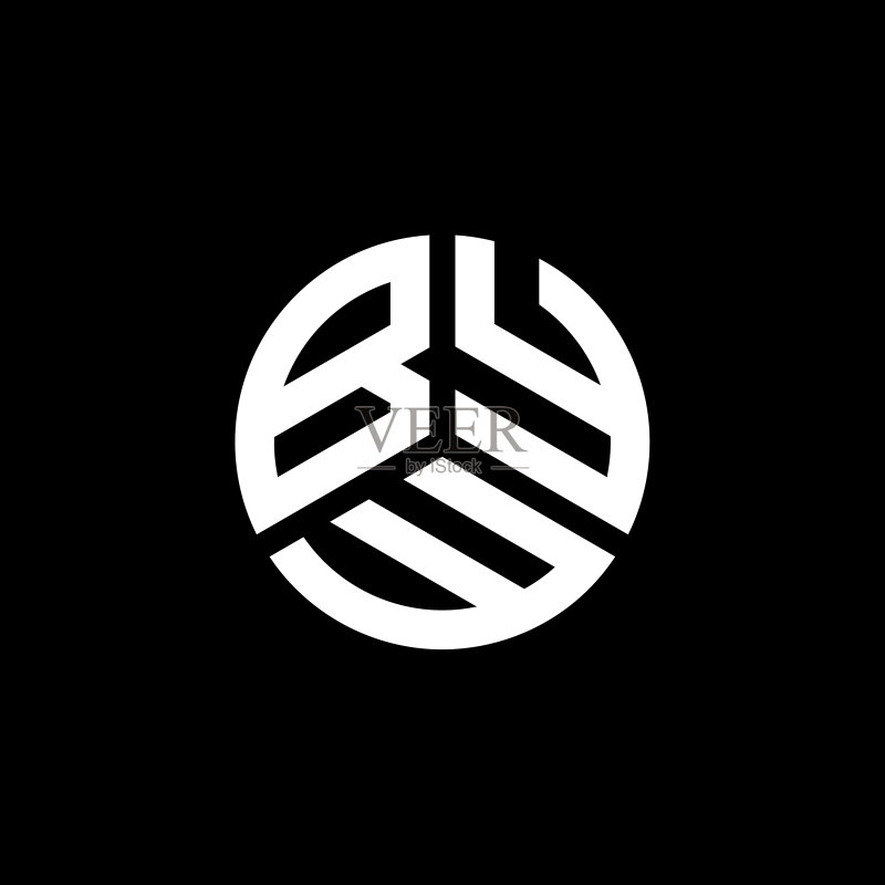 BYW字母Logo设计图标素材