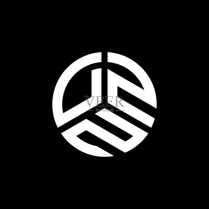 白色背景上的DZN字母标志设计图标素材