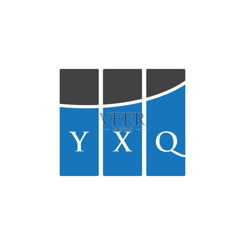 yxq字母标志白色背景设计图标素材