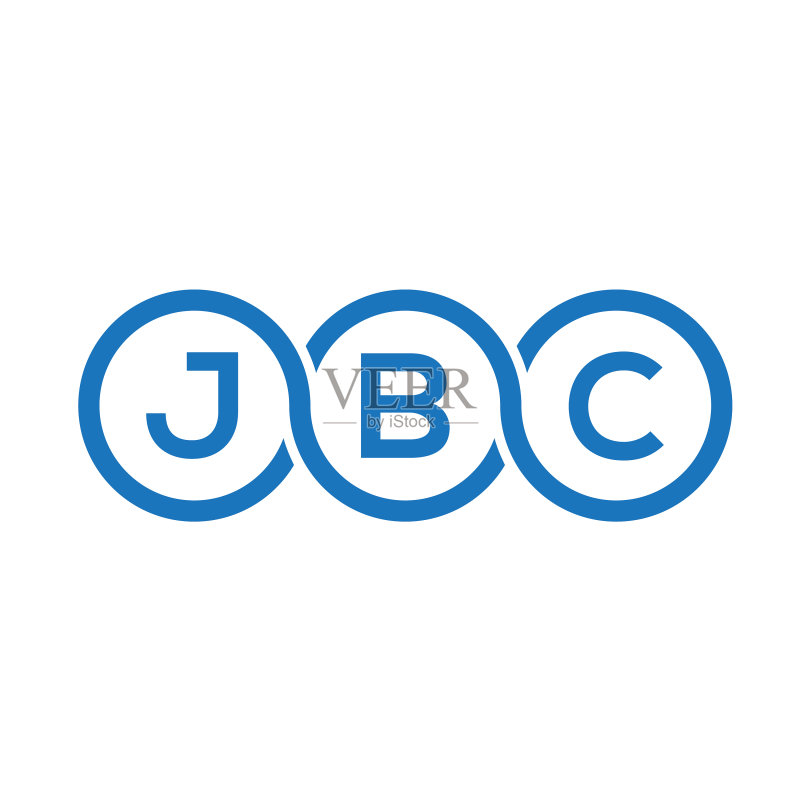 jbc字母logo设计,白色背景图标素材