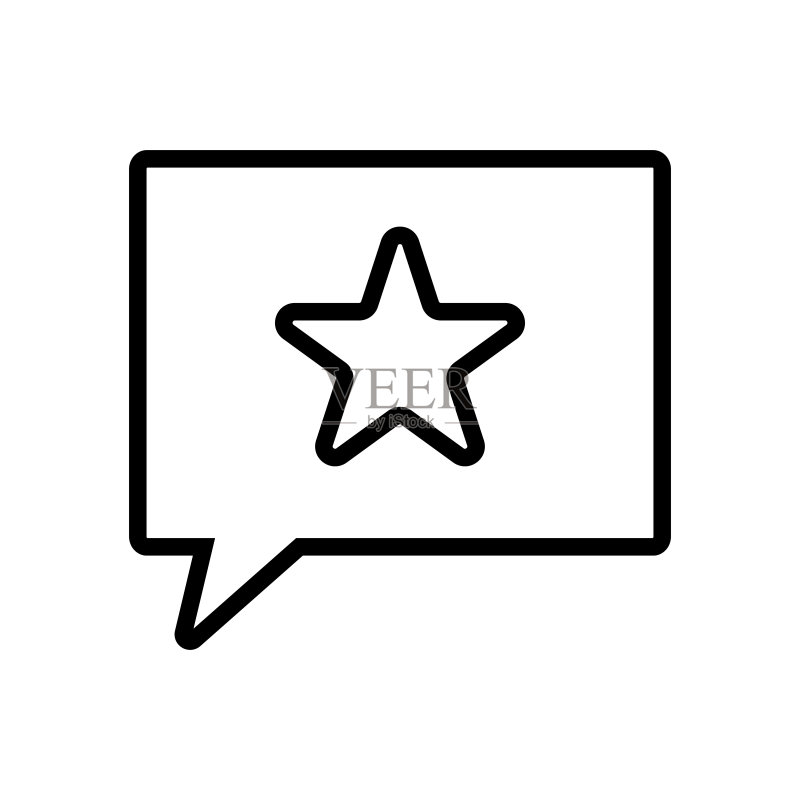 星星和气球图标:收藏矢量图图标素材