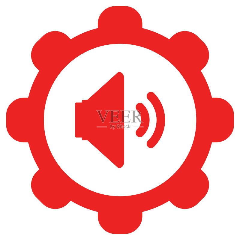 扬声器和轮子图标素材