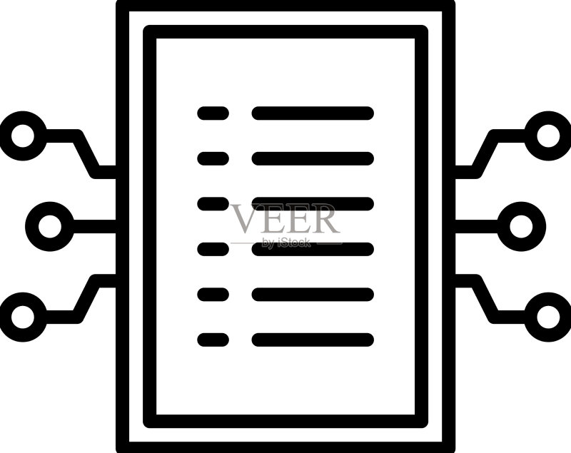 智能合约区块链相关图标图标素材