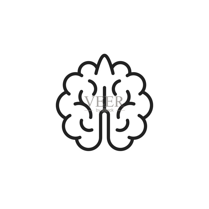 核桃线条图标细线隔离轮廓图标素材