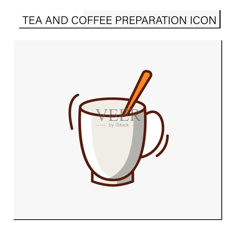 茶杯颜色图标图标素材