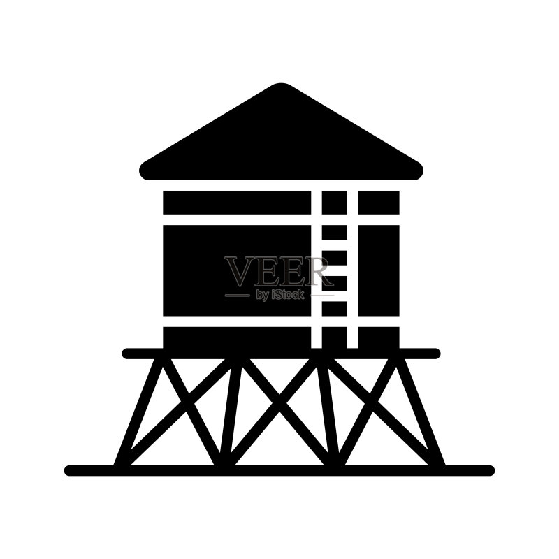 水塔标志图标农业符号图图标素材