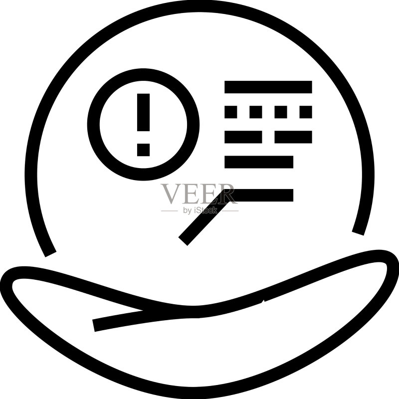 疾病血液线性图标图标素材