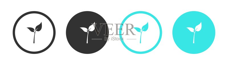 编辑树叶图标矢量素材图标素材