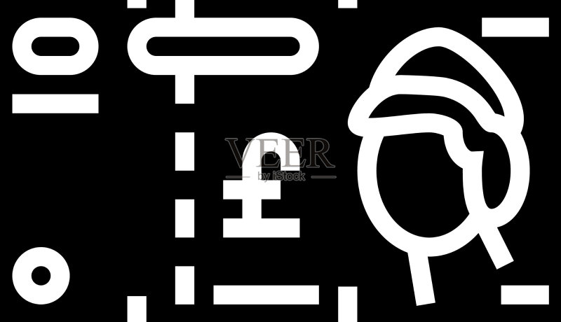 英镑符号字形图标图标素材