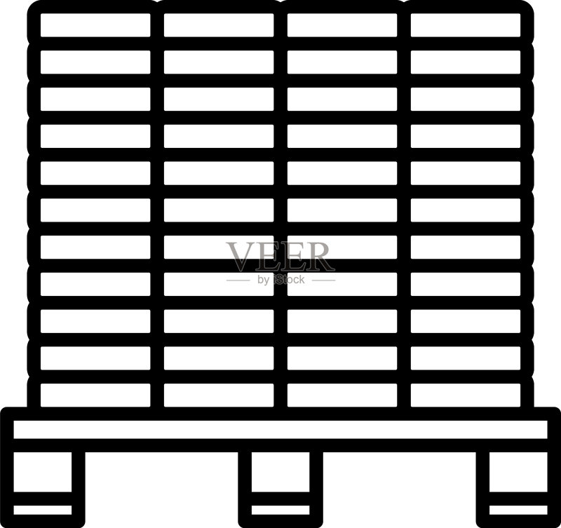 建筑托盘图标图标素材