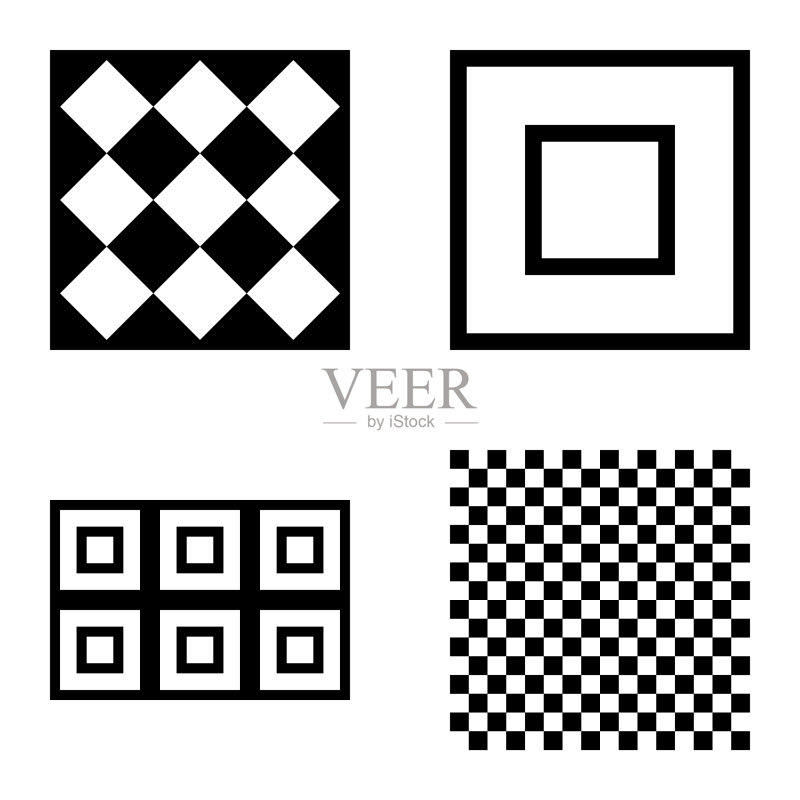 Square2平面图标被隔离在白色背景上图标素材
