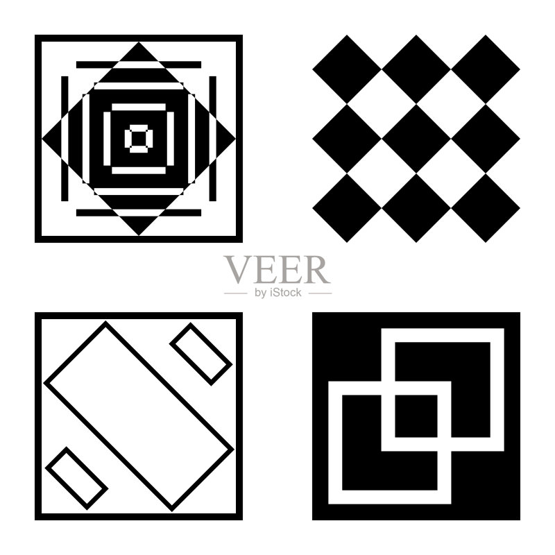 Square2平面图标被隔离在白色背景上图标素材