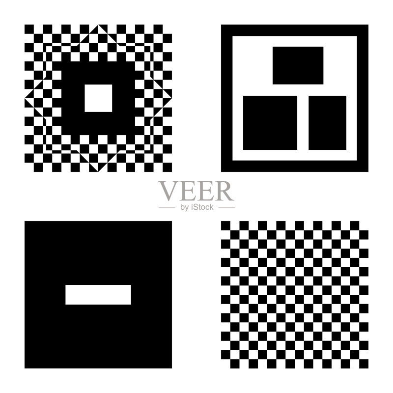 Square2平面图标被隔离在白色背景上图标素材