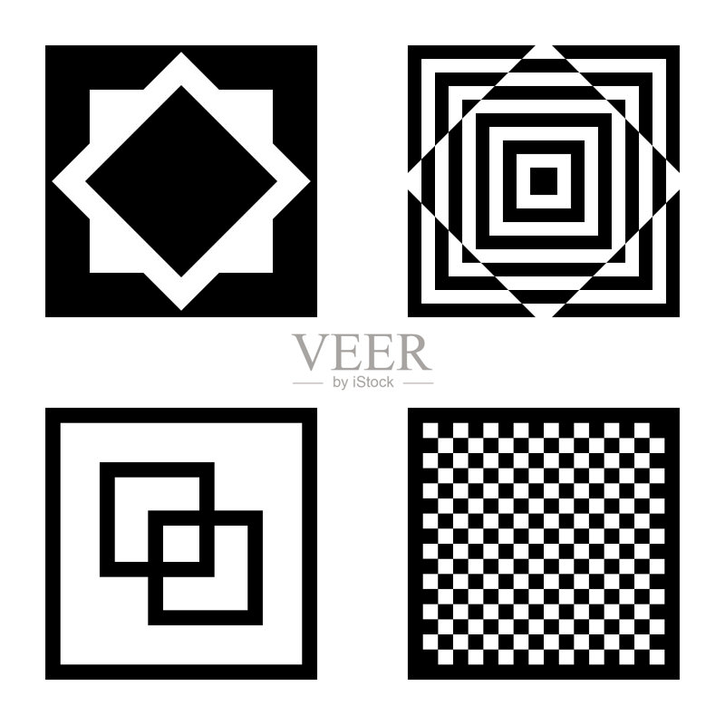Square2平面图标被隔离在白色背景上图标素材