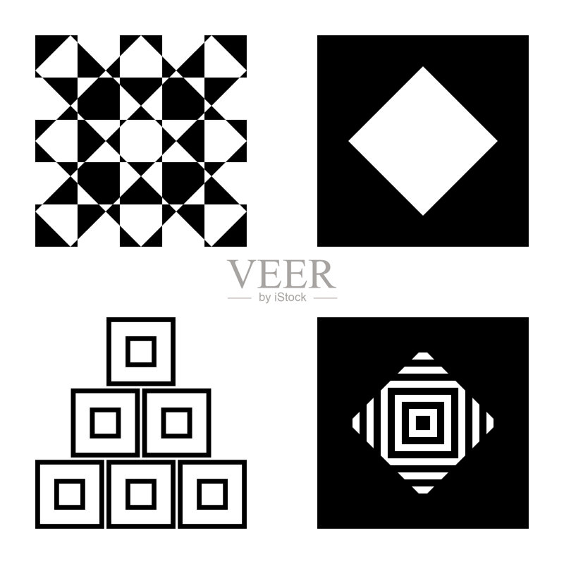 Square2平面图标被隔离在白色背景上图标素材