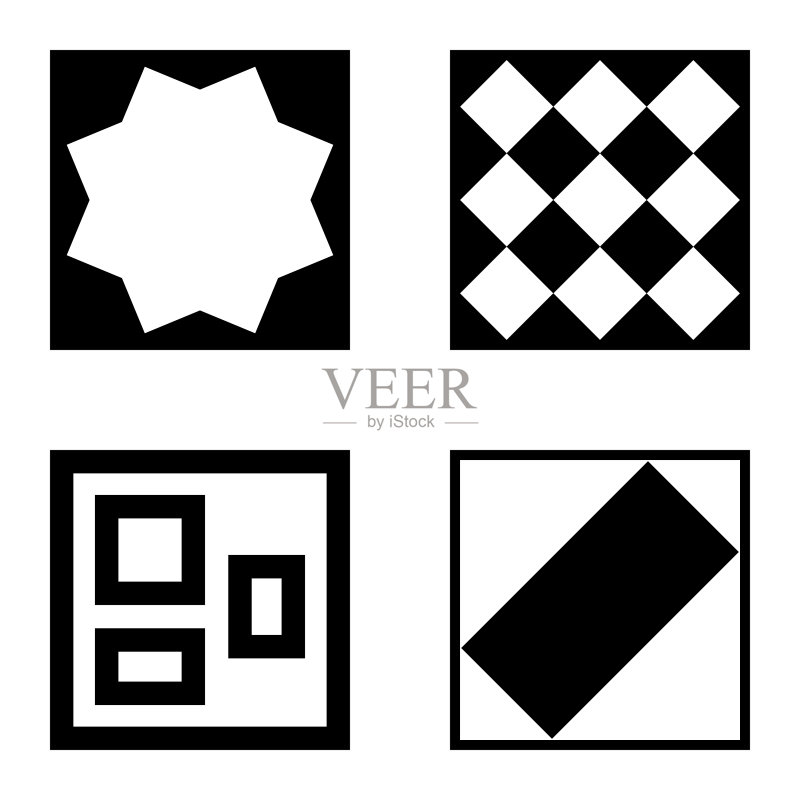 Square2平面图标被隔离在白色背景上图标素材
