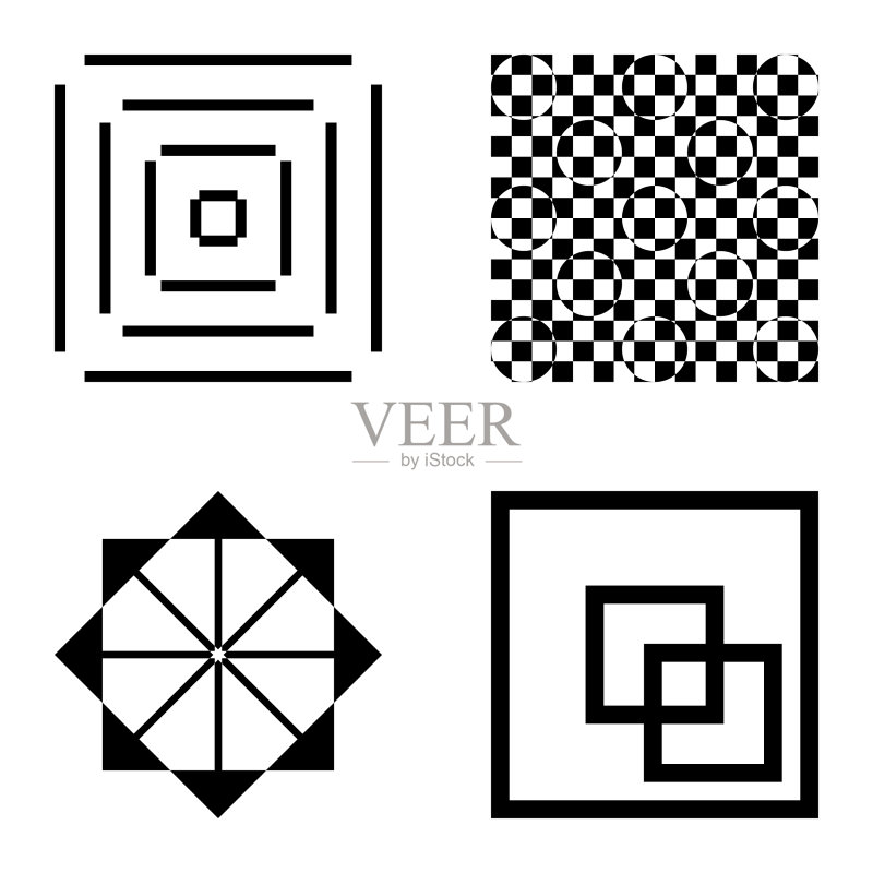 Square2平面图标被隔离在白色背景上图标素材