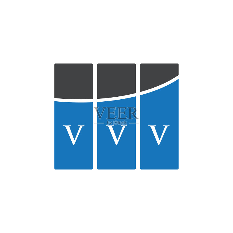 VVV字母标志设计图标素材