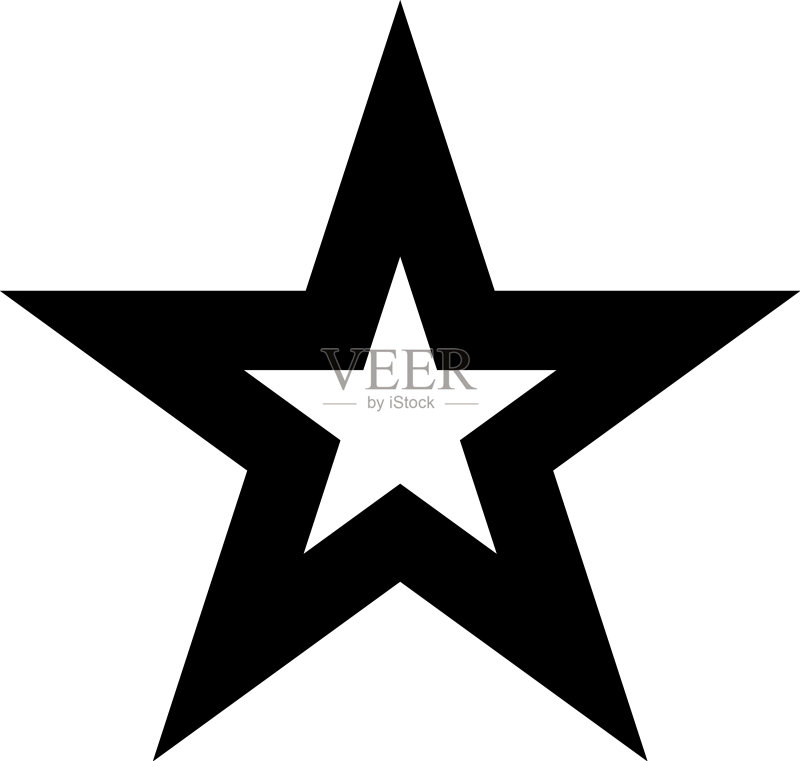 星星形状图标元素图标素材